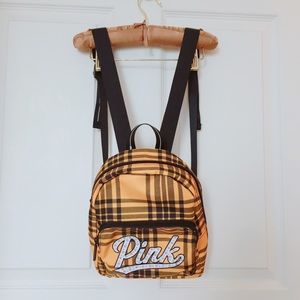 🆕 VS PINK check mini backpack
